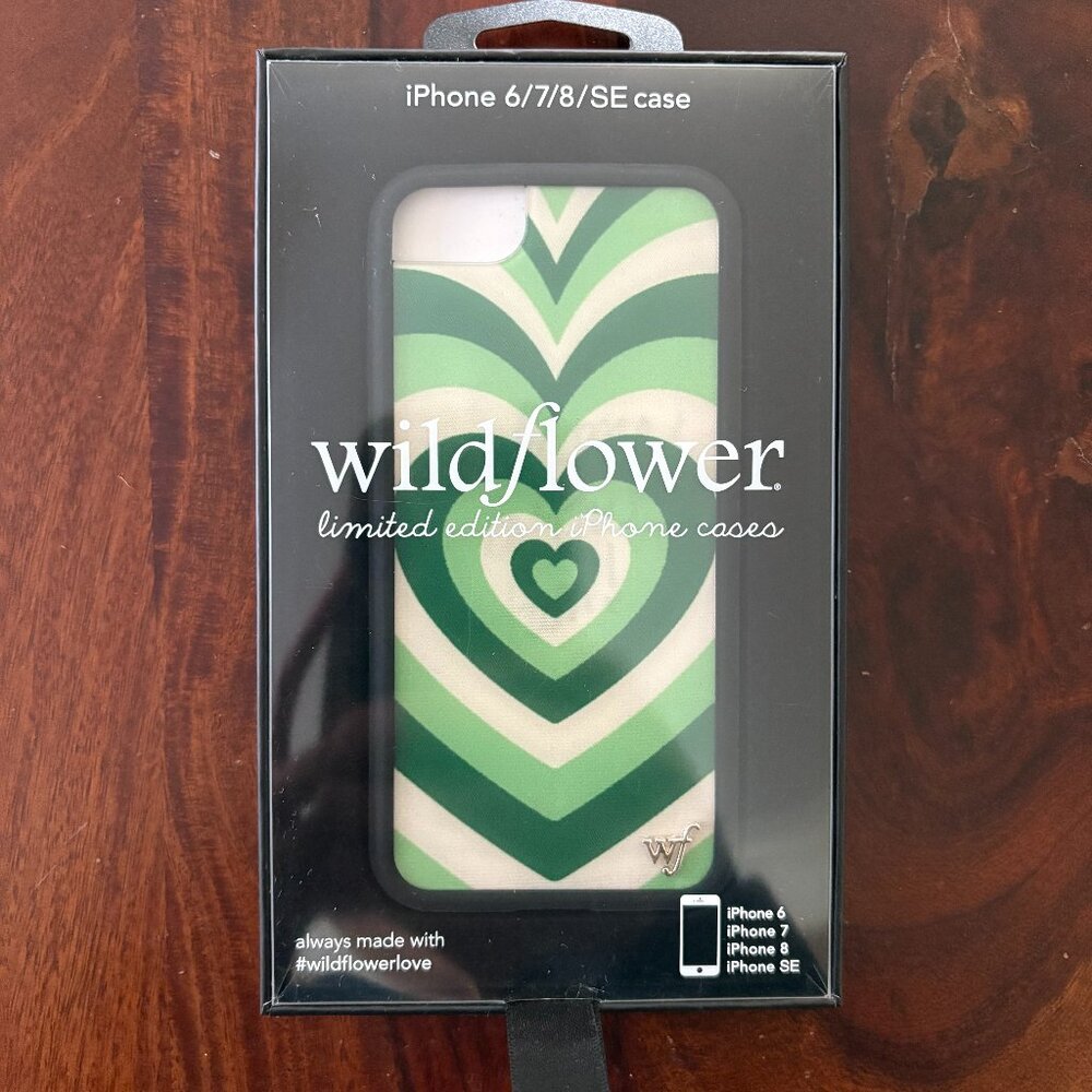 Wildflower Case Green Moon Latte Love - iPhone 6/7/8/SE
